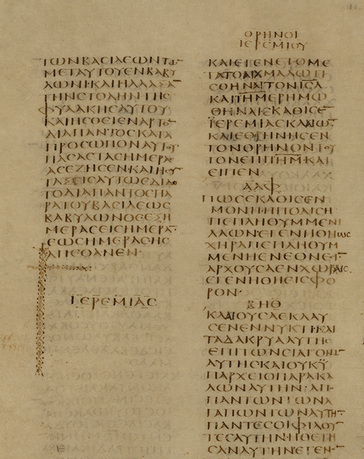 Codex Sinaiticus Blatt 42 verso (Leipzig)
